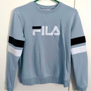 Fila Light Pastel Blue Sweater